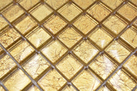 Honig Gold Glasmosaik Fliesen