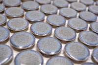 Blau Grau Knopf Mosaikfliesen