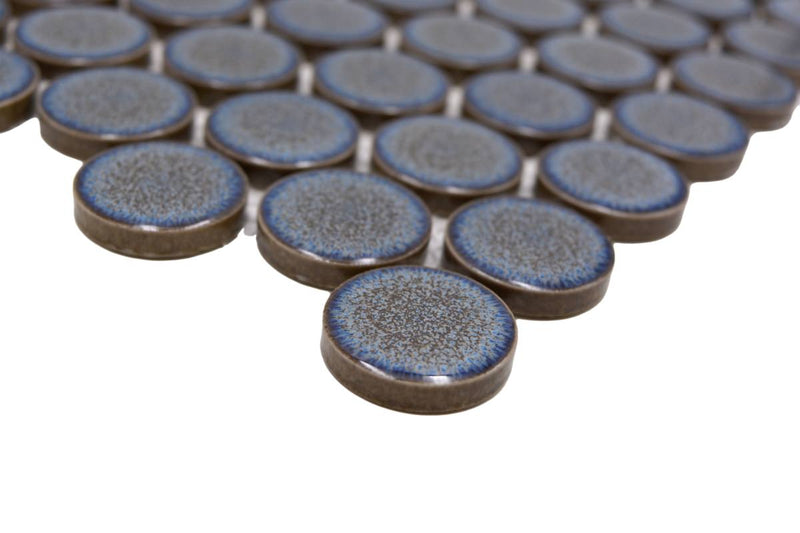 Blau Grau Knopf Mosaikfliesen Schweiz