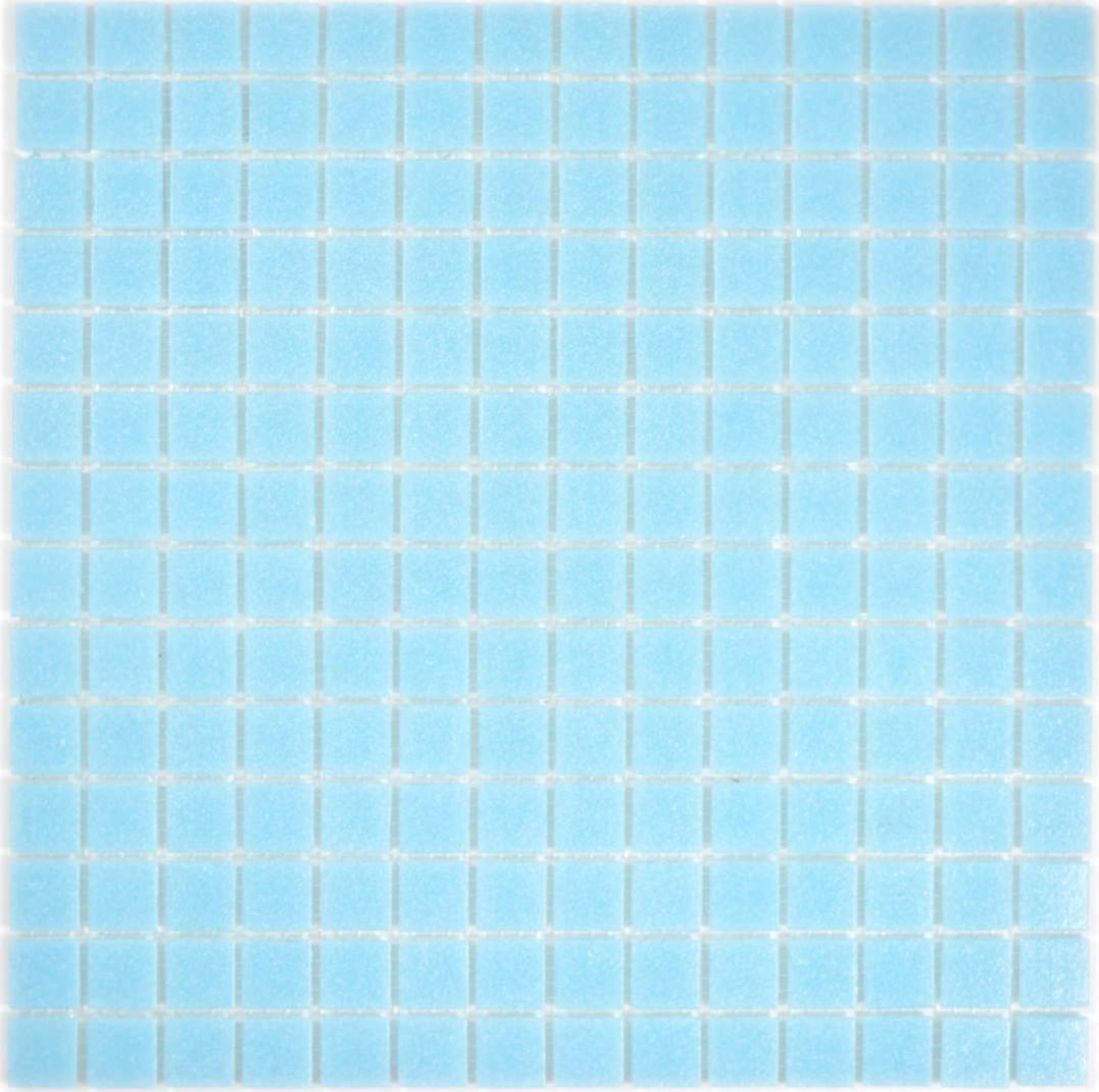 Karibikblau Glas Mosaik für Wand und Boden