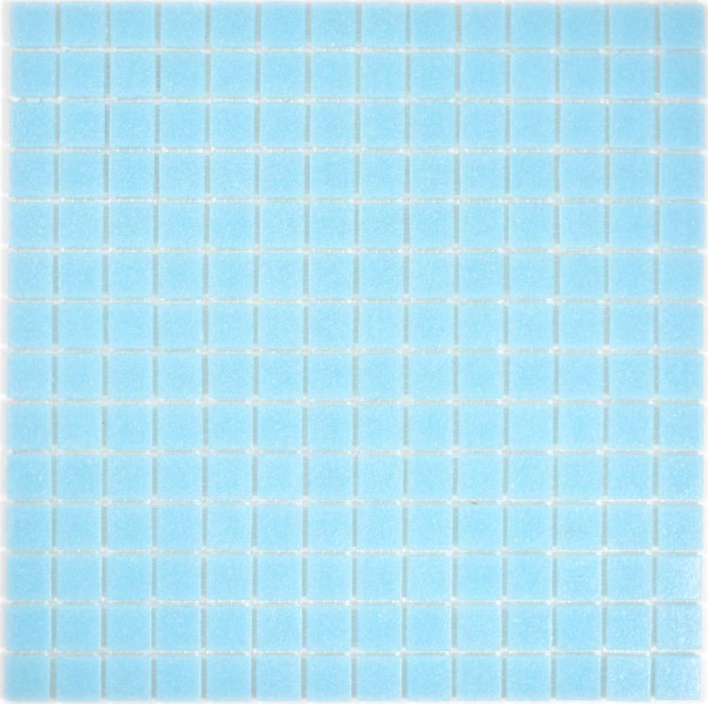Karibikblau Glas Mosaik für Wand und Boden