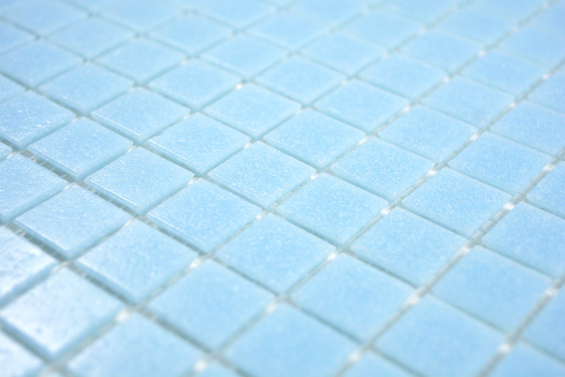 Karibikblau Glas Mosaik für Wand und Boden Plättli