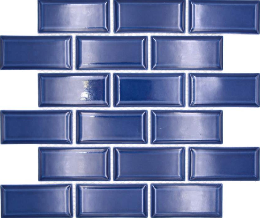 Keramik Fliese St. Gallen Ziegel Blau