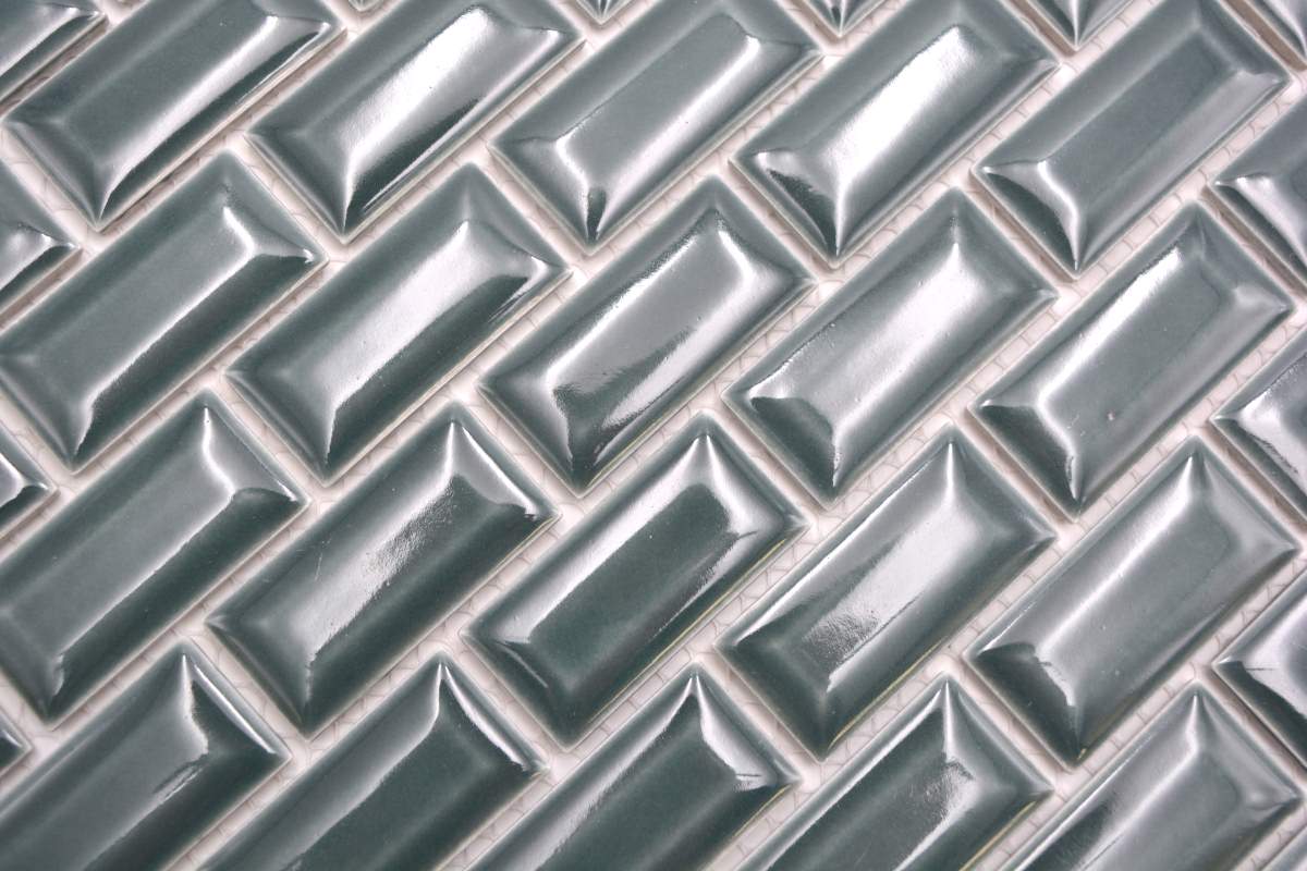 Keramik Fliese Zugersee Smaragdgrün Metro Mosaik Plättli