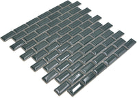 Keramik Fliese Zugersee Smaragdgrün Metro Mosaik Ziegel 3D