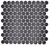 Knopf Schwarz Matt Mosaikfliese