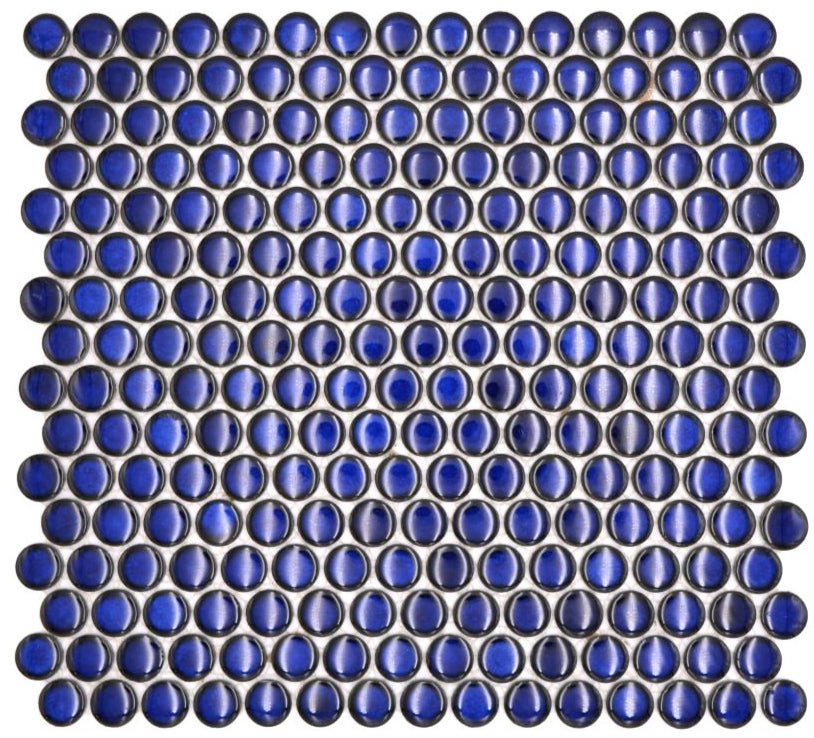 Kobalt Blau Knopf Mosaikfliesen