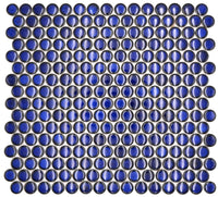 Kobalt Blau Knopf Mosaikfliesen