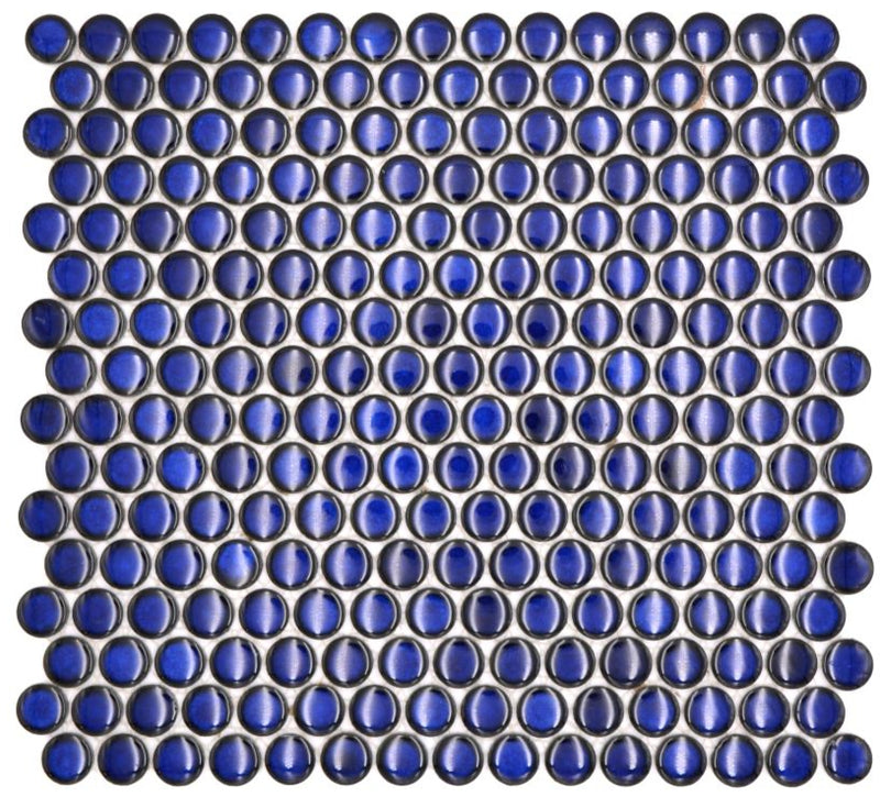 Kobalt Blau Knopf Mosaikfliesen