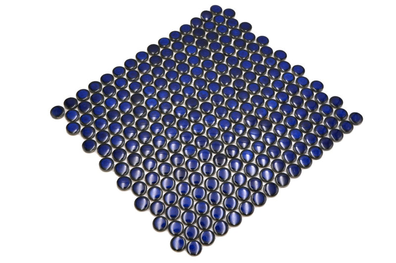 Blau Knopf Mosaikfliesen Plättli Bad und Küche