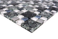 Muster Schwarze Glas Kristall Mosaikfliese