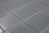 Kristall Deep Ice Glasmosaik Blau Grau Luxus Pool Fliese