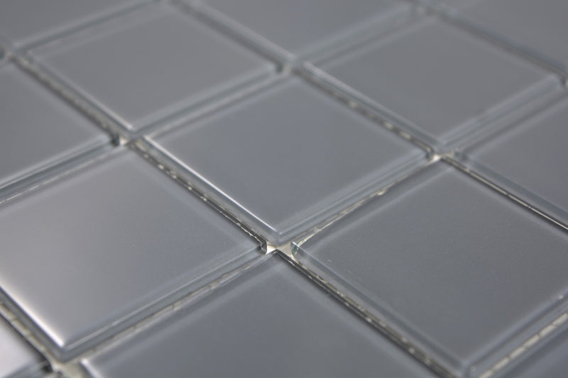 Kristall Deep Ice Glasmosaik Blau Grau Luxus Pool Fliese