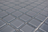 Kristall Deep Ice Glasmosaik Blau Grau Pool 