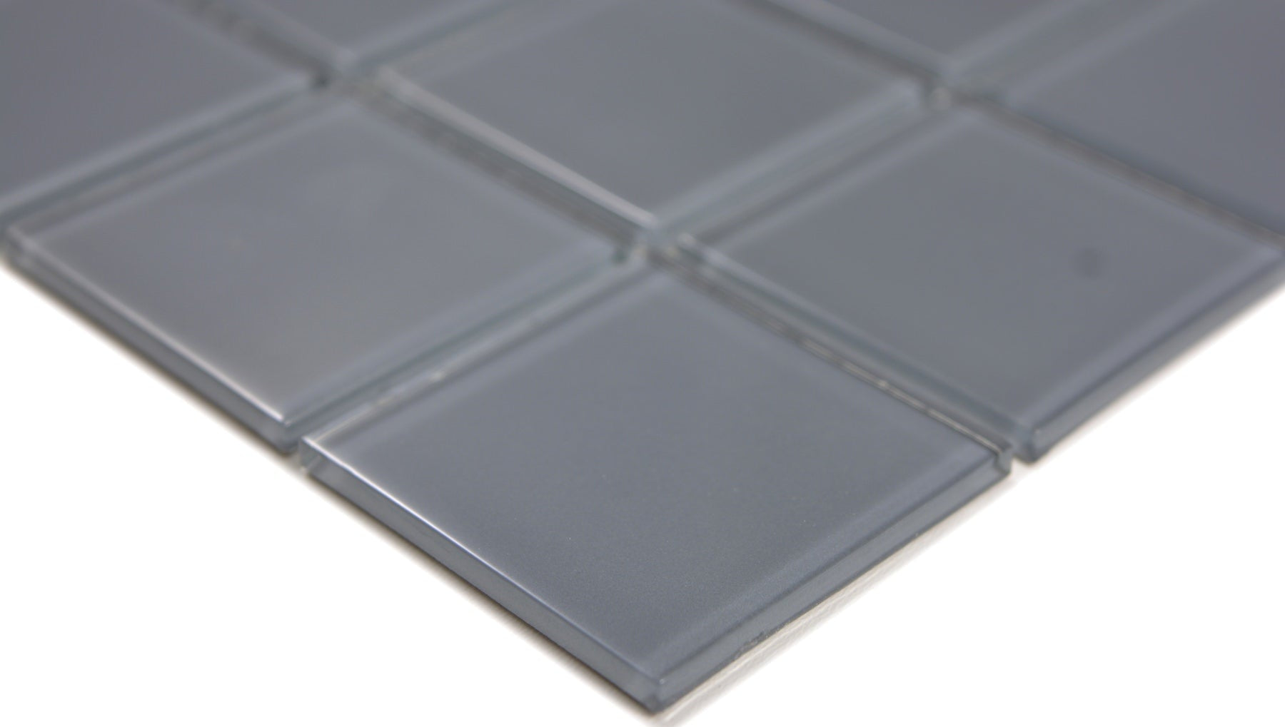 Kristall Deep Ice Glasmosaik Blau Grau Pool Fliese Premium
