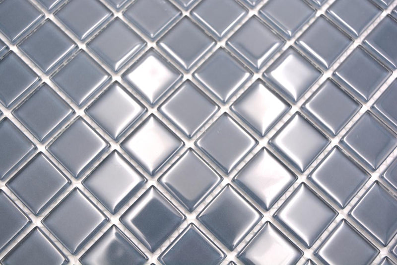 Kristall Deep Ice Glasmosaik Blau Grau Pool Fliesen