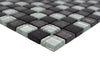 Kristall Silber Schachbrett Mosaik Fliesen - 8 mm