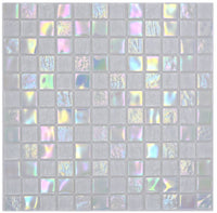 Krystal Weiss Glanz Mosaik Fliese
