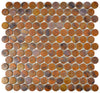 Kupfer Bronze Metal Knopf Mosaikfliese