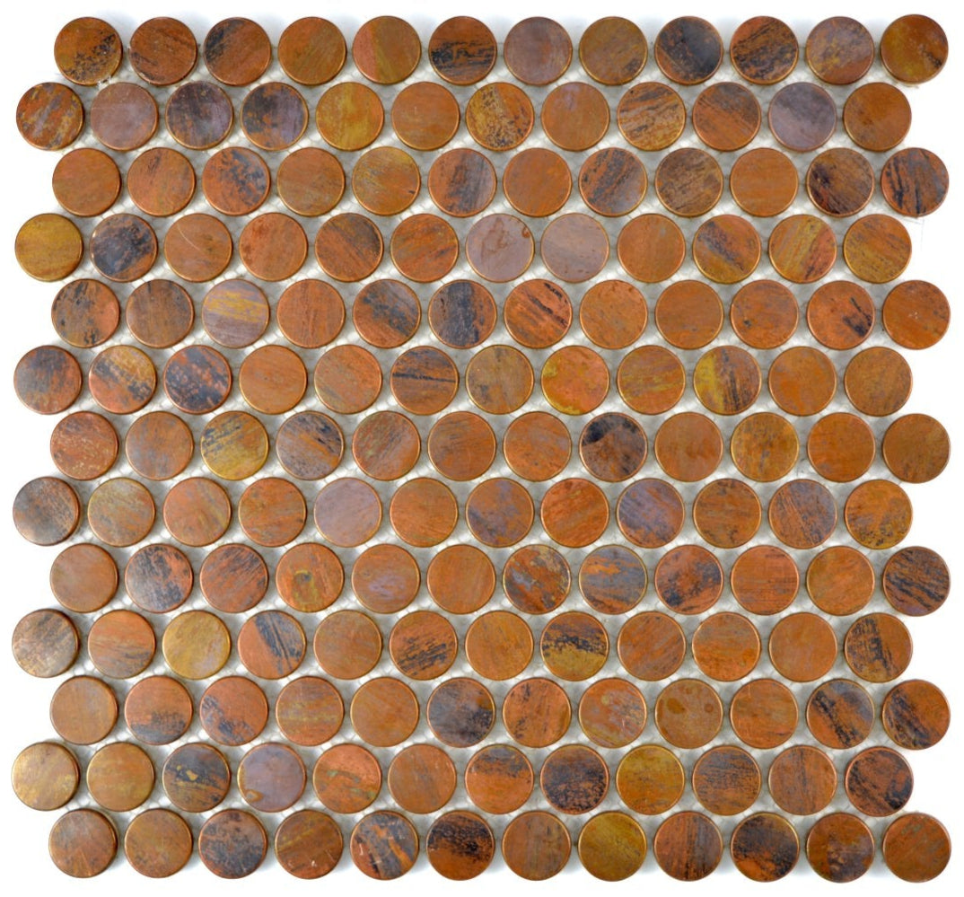 Kupfer Bronze Metal Knopf Mosaikfliese