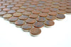 Kupfer Bronze Metal Knopf Mosaikfliese Plättli