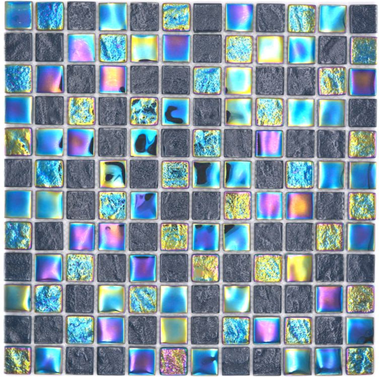 Lagoon Blau Glanz Pool Mosaik Fliesen