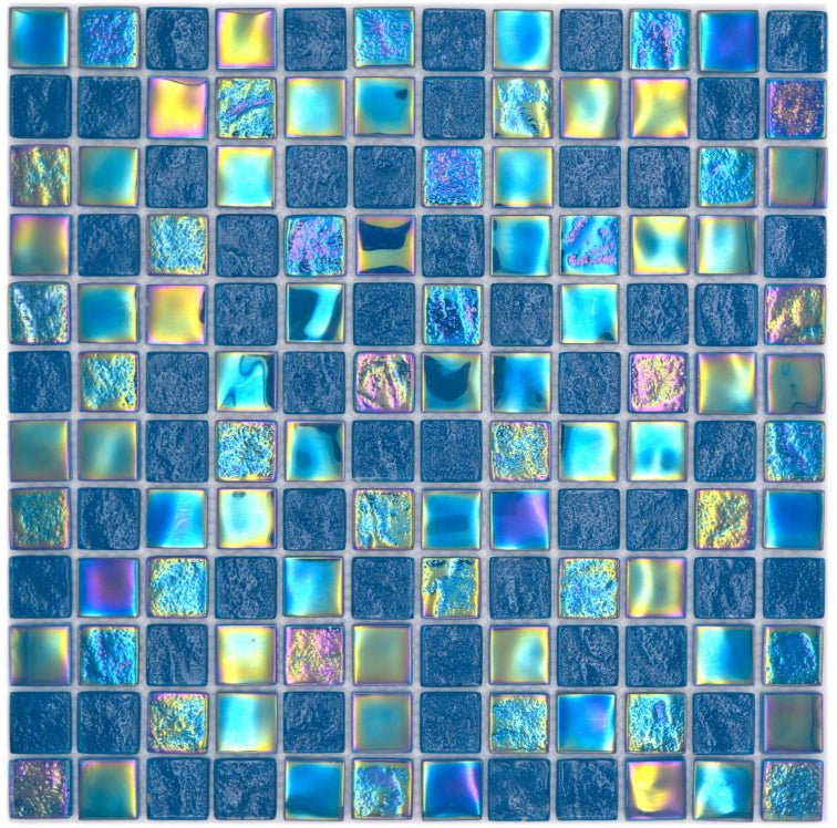 Lagoon Hell Blau Glanz Pool Mosaik Fliesen