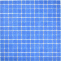 Lagunenblau Glas Mosaikfliesen 20x20 mm