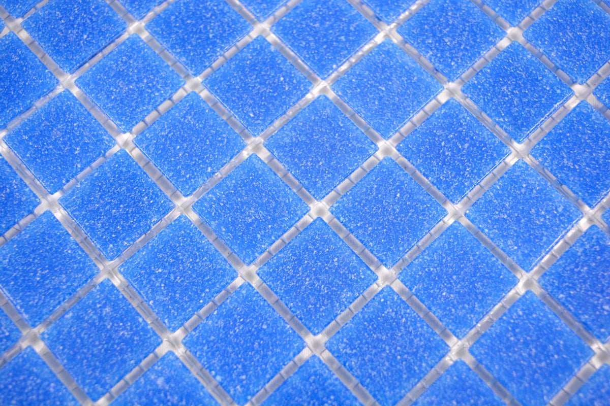Lagunenblau Glas Mosaikfliesen 20x20 mm Plättli