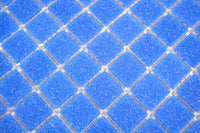 Lagunenblau Glas Mosaikfliesen 20x20 mm Plättli