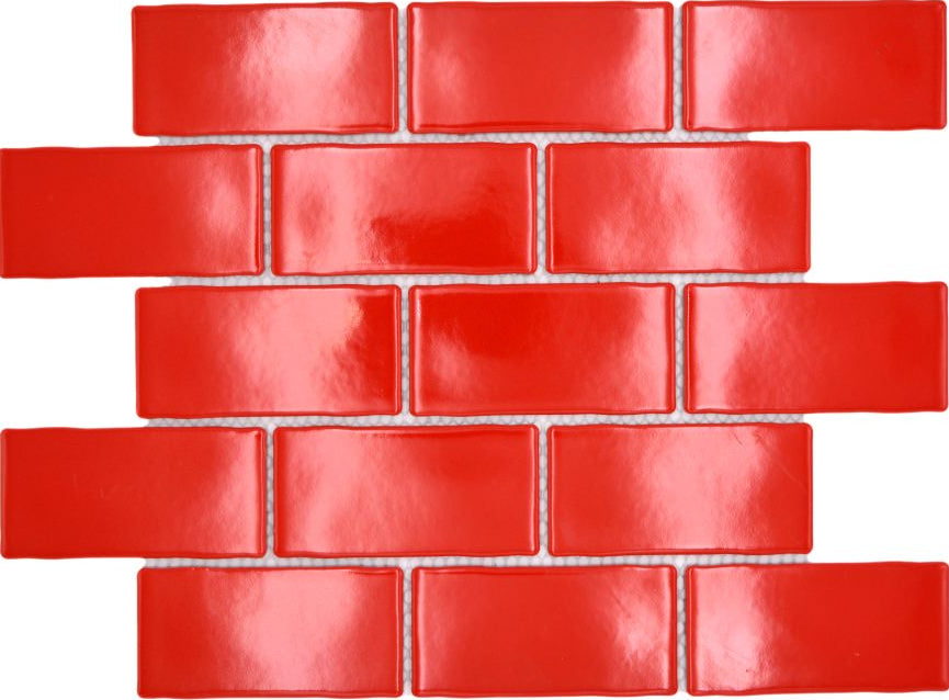 London Metro Ziegel Plättli Rot