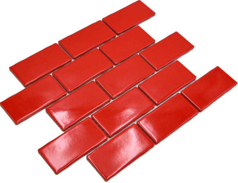 London Metro Ziegel Plättli Rot Mosaik