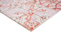 Luzerner Rouge Glas Mosaikfliese 300x300 mm Crystal