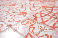 Luzerner Rouge Glas Mosaikfliese 300x300 mm Crystal Plättli