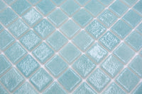 Malediven Blau Grün Glänzende Schwimmbad Pool Mosaik Fliese