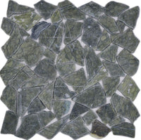 Marmor Alpen Grün Bruchstein Mosaikfliese