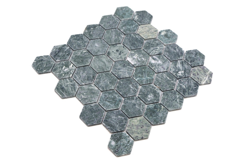 Grün Marmor Hexagon Mosaikfliesen Schweiz Online Kaufen Naturstein