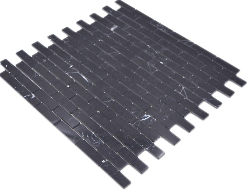 Marquina Brick Schwarze Marmor Wandfliese Selbstklebend