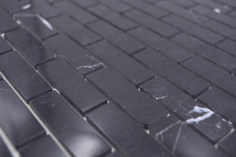 Marquina Schwarze Marmor Wandfliese Selbstklebend Naturstein Plättli