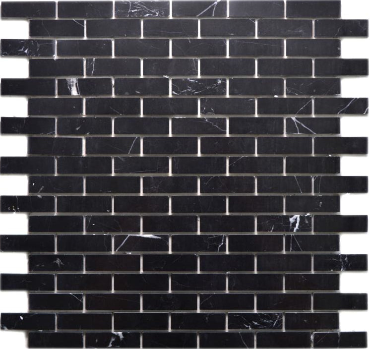 Marquina Schwarze Marmor Wandfliese Selbstklebend Ziegel