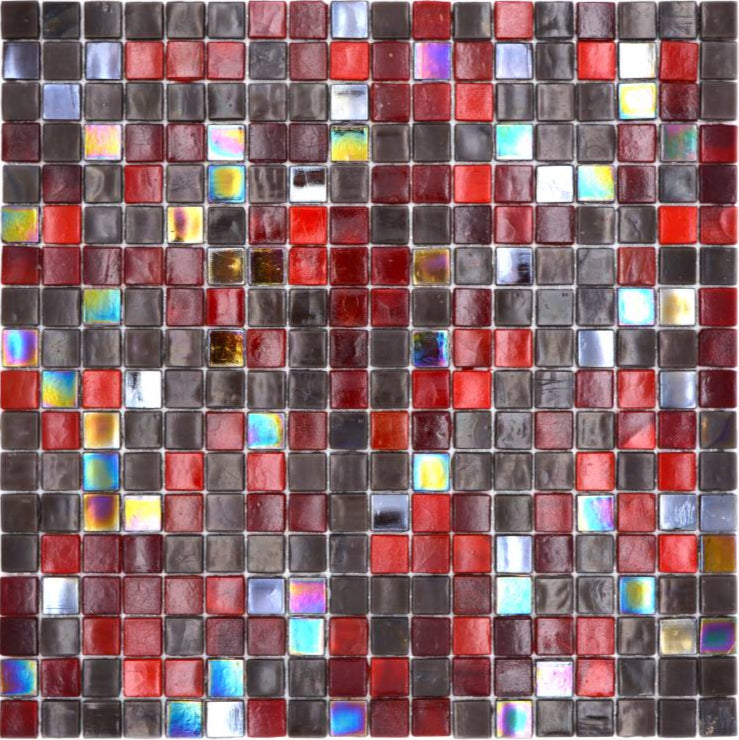 Mars Mosaikfliese Rot