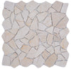 Mediterran Beige Bruch Kieselstein Marmor Mosaikfliese