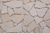 Beige Bruch Kieselstein Marmor Mosaikfliese