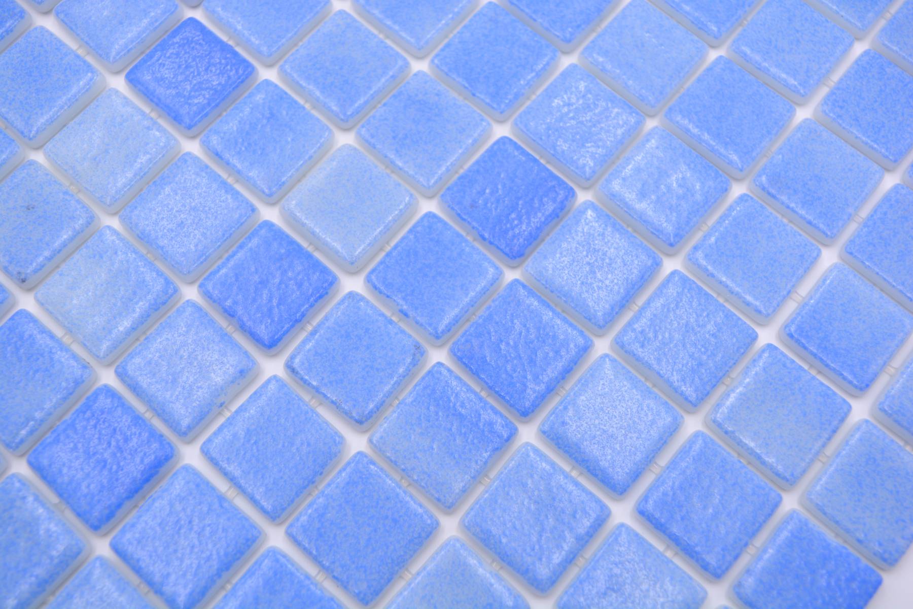 Blau Anti Rutsch Schwimmbad Pool Mosaik Fliese R9 R10
