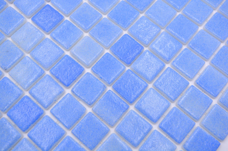 Blau Anti Rutsch Schwimmbad Pool Mosaik Fliese R9 R10