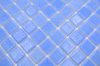 Meer Blau Glänzende Schwimmbad Pool Mosaik Fliesen