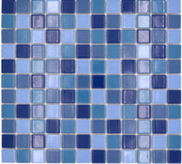 Meer Blau Mix Glanz Mosaik Fliese