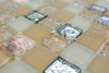 Beige Glass Mosaikfliesen