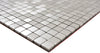 Metalloptik Wandmosaik Silber Aluminium Plättli