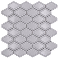 Metro Diamant Weiss Mosaikfliese